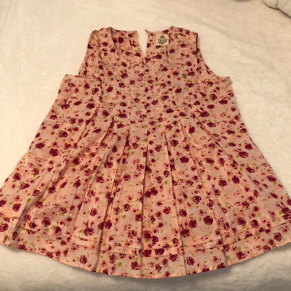 Pink floral shirt